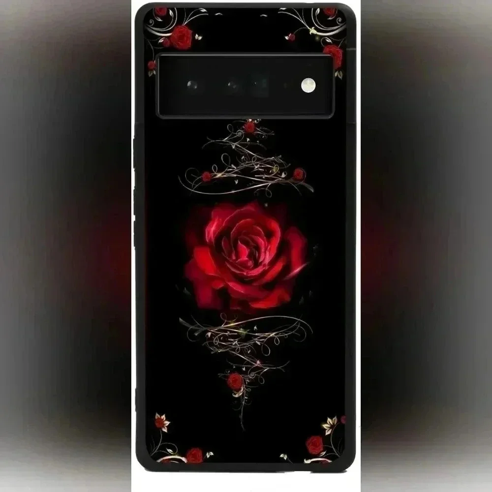 Google Pixel 6 Pro Case-Red Rose (NWT)